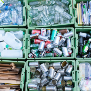 Ramp up your recycling efforts as part of an eco-friendly spring cleaning routine.